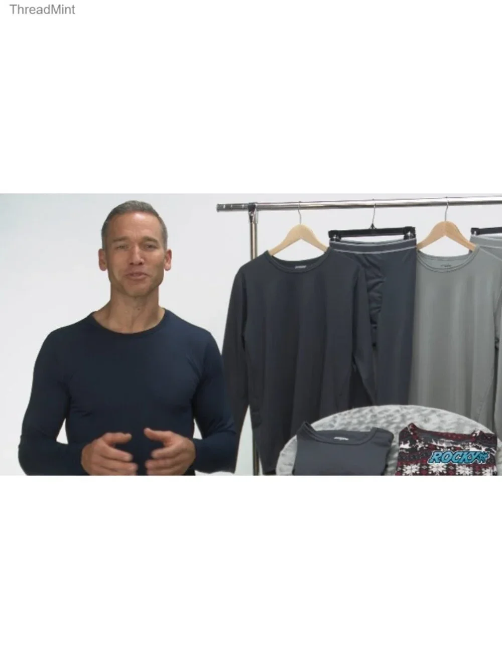 Thermal Underwear Men Long Johns Base Layer Top and Bottom Set
